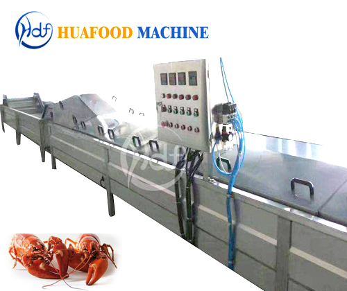 Lobster cooking cleaning production line seafood desalting cleaning ...