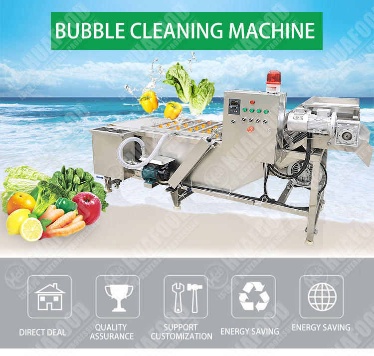 Commercial Vegetable Washing Machine 500kg/h