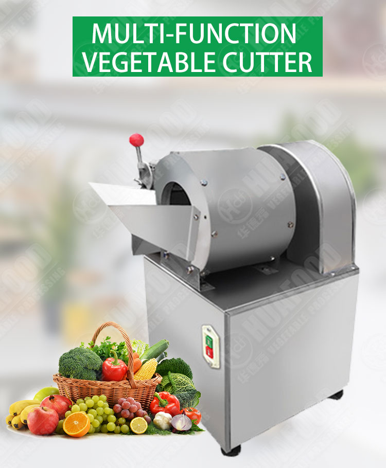 200kg/h vegetable roots cube slicer machine - Huafood machine ...