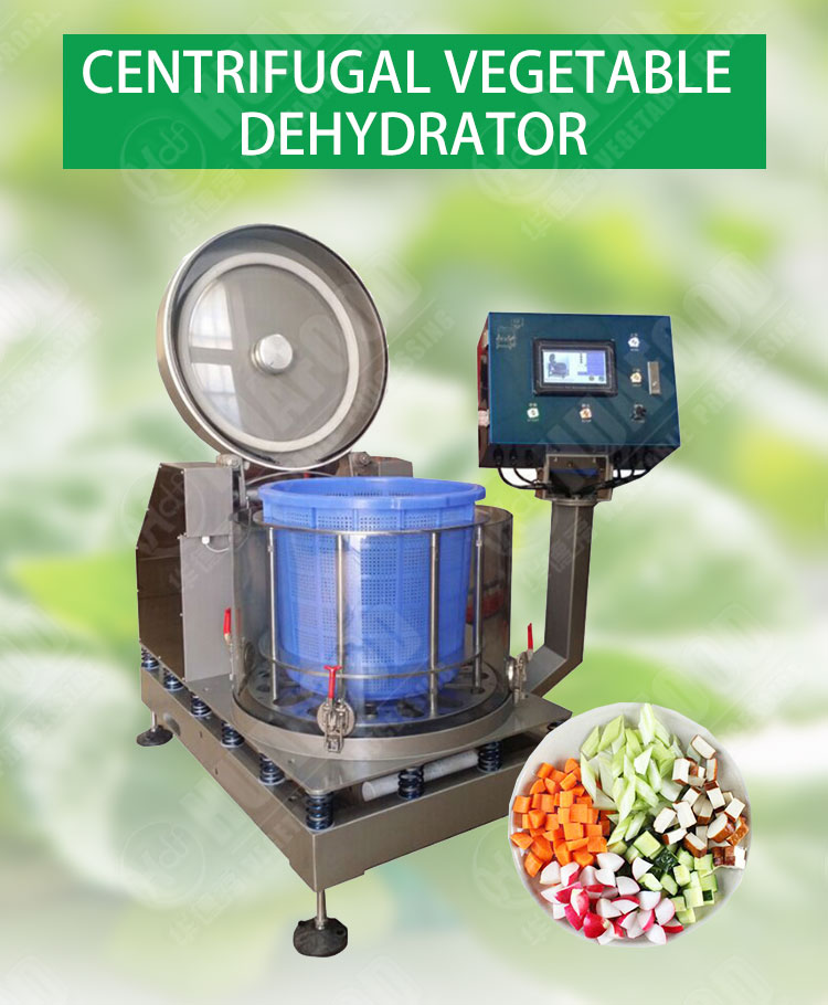 Industrial Fruit Vegetables Centrifugal Dewatering Dehydrator Machine Spin  Dryer - Huafood machine - Vegetable & Fruit Cleaning Machine，Potato Chips  Production Line