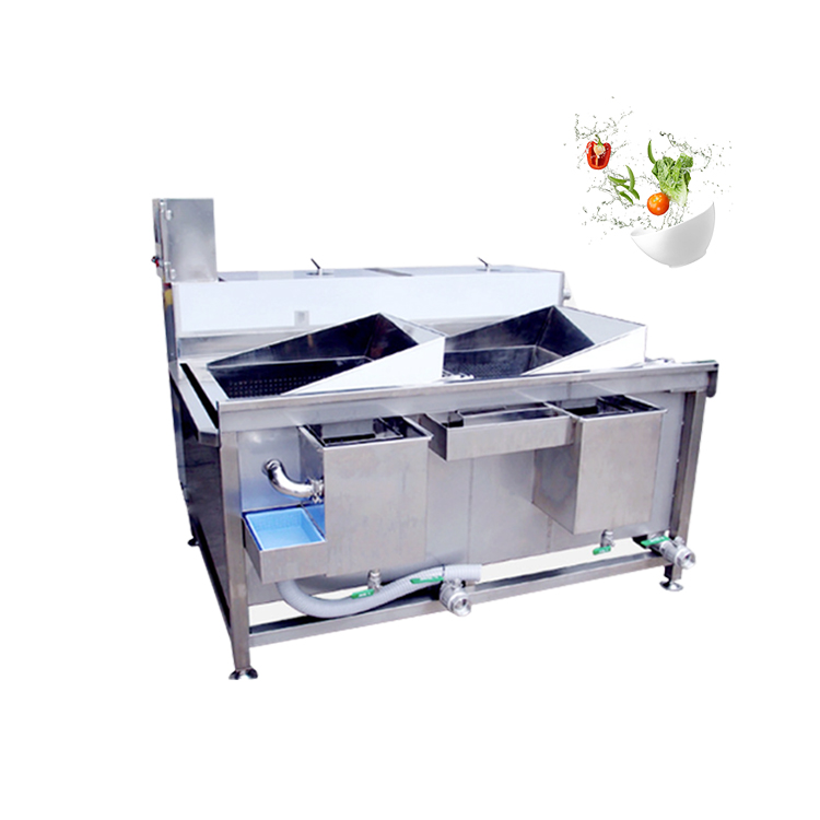 customized sweet potato rolling drum brush washing machine - Huafood machine  - Vegetable & Fruit Cleaning Machine，Potato Chips Production Line